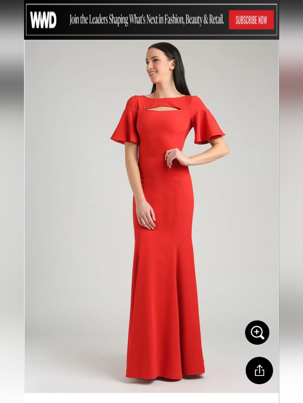 JAYGODFREY Revolve Red Mermaid Gown